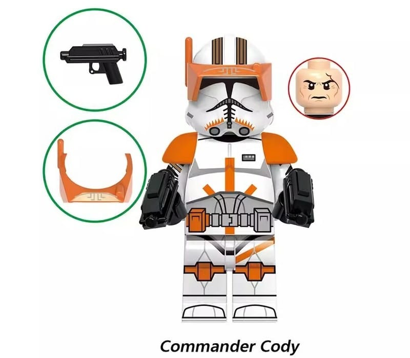 MINIFIGURE STAR WARS UNIVERS DE 2022: CLONETROOPER COMMANDER CODY custom
