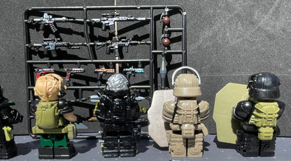 ♥️♥️MINIFIGURE VIDEO GAMES DELTA FORCE UNIVERS: CORRUPTED GOLDEN ROSE ♥️♥️custom
