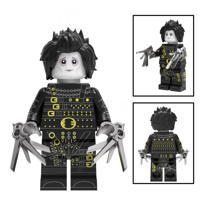 ♥️♥️♥️SUPERBE MINIFIGURE: EDWARD AUX MAINS D’ARGENT "Edward Scissorhands"  Custom ♥️♥️♥️TOP ZEDBRICK 2025♥️♥️♥️