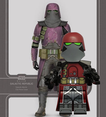 PREVENTE MINIFIGURE STAR WARS UNIVERS: ELITE GALACTIC MARINE TROOPER CUSTOM Disponibilité mi-septembre 2026