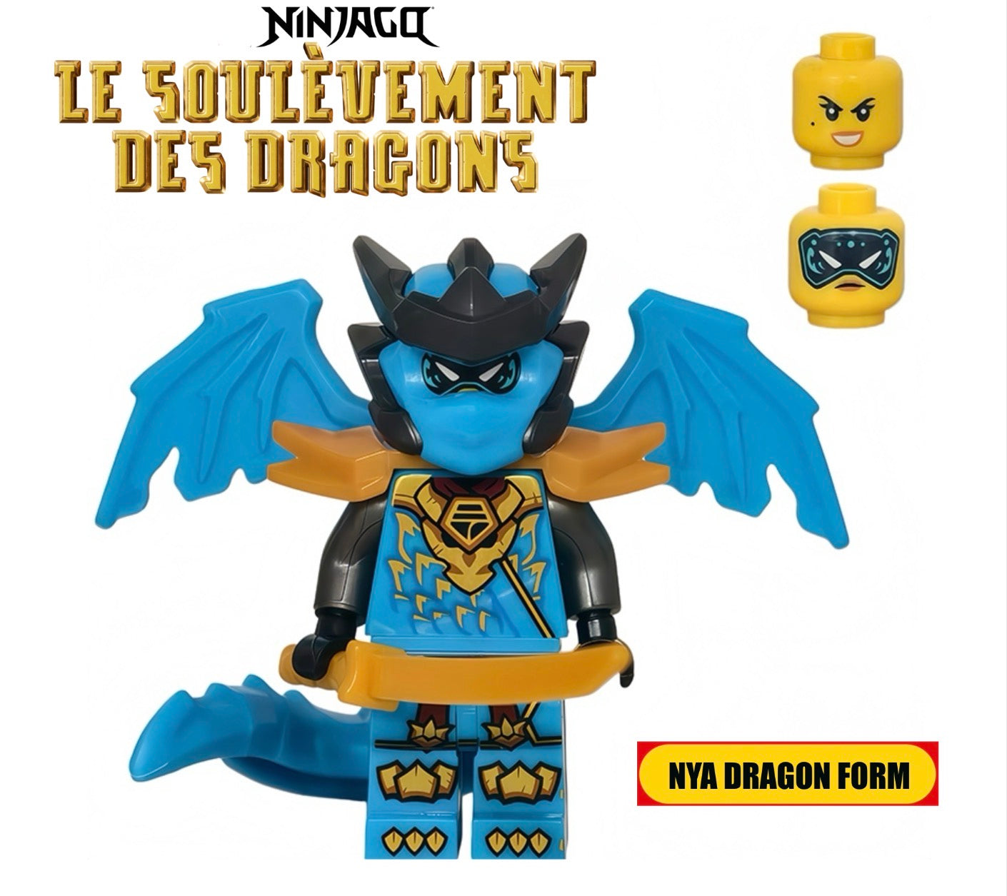 ⭐️ ⭐️MINIFIGURE NINJAGO UNIVERS: NYA DRAGON FORM ⭐️ ⭐️ CUSTOM Disponibilité fin avril 2026