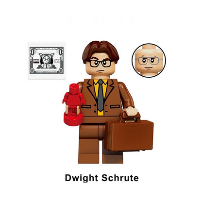 MINIFIGURE THE OFFICE UNIVERS: DWIGHT SCHRUTE Custom