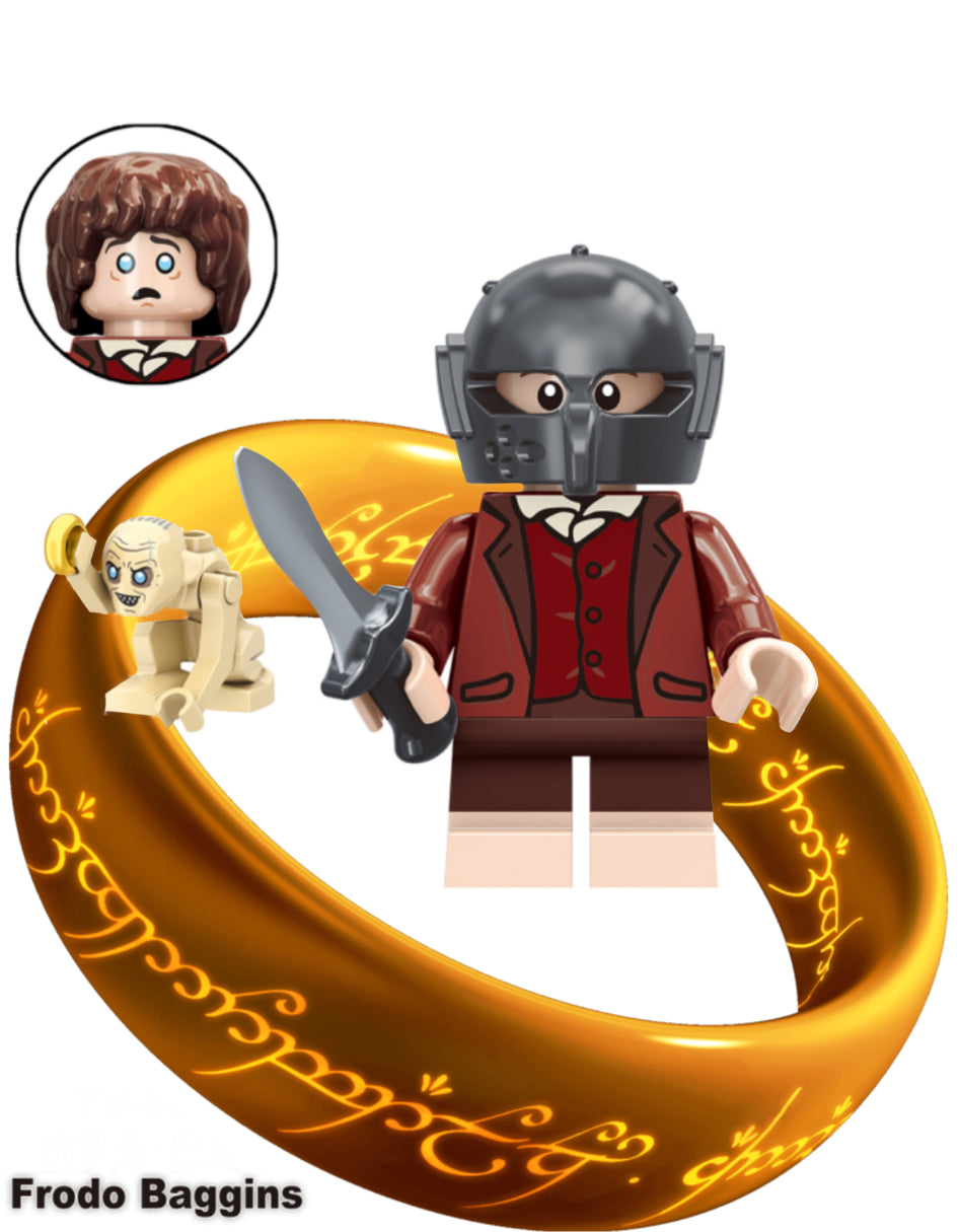 MINIFIGURE LORD OF THE RING/HOBBIT UNIVERS: FRODO BAGGINS CUSTOM