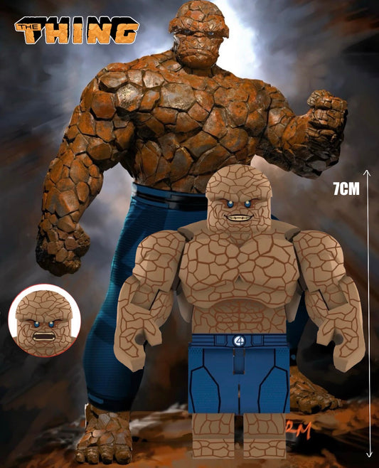⭐️⭐️⭐️ BIG MINIFIGURE MARVEL UNIVERS: THE THING (The Fantastic Four) ⭐️⭐️⭐️Custom