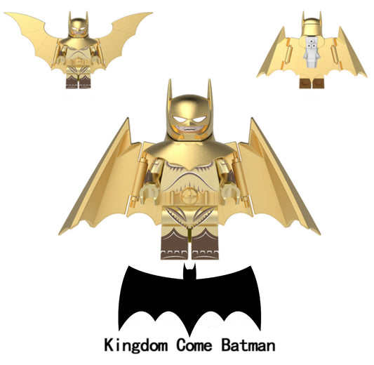 MINIFIGURE  KINGDOM COME BATMAN GOLD custom