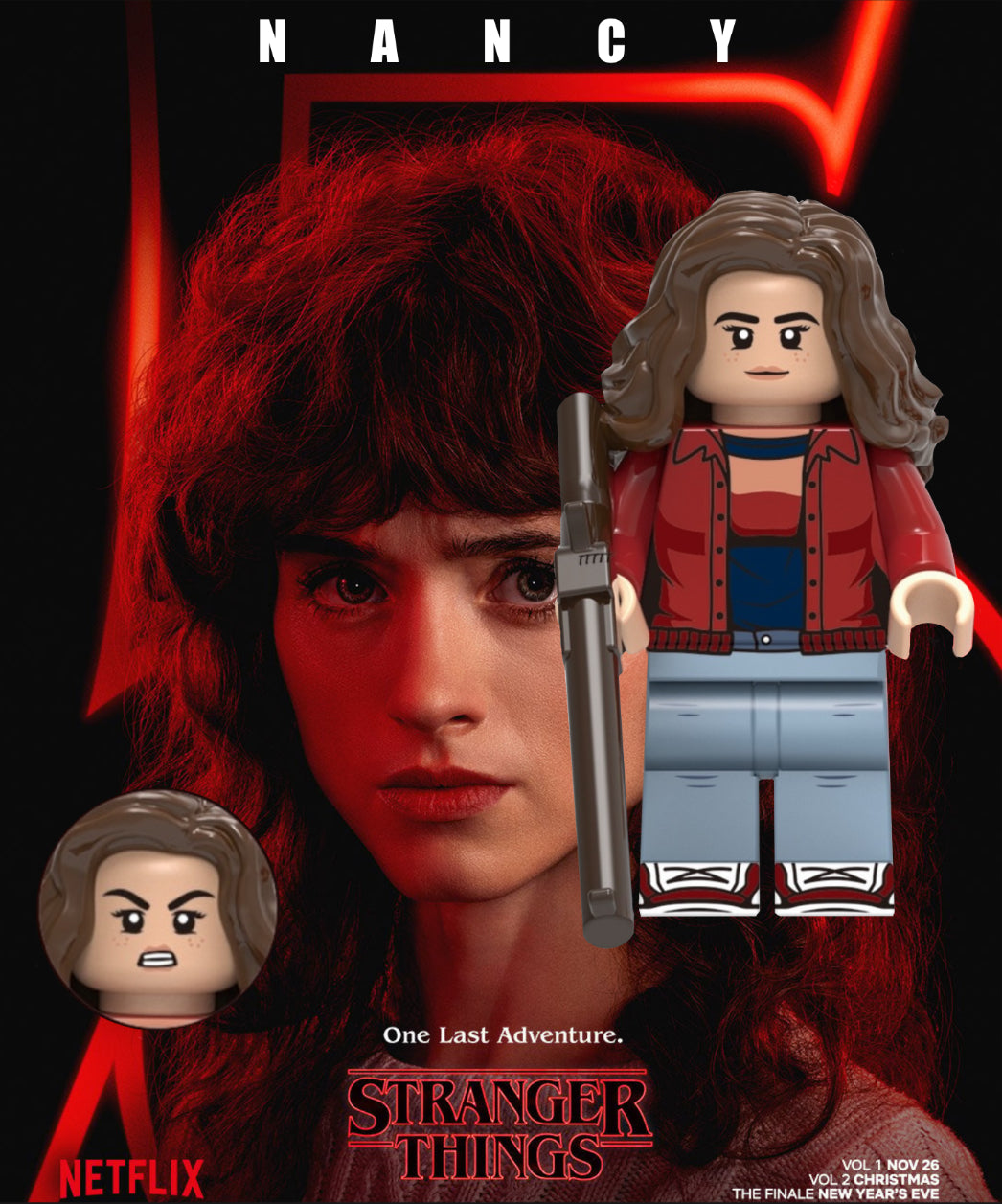 MINIFIGURE STRANGER THINGS UNIVERS: NANCY Custom