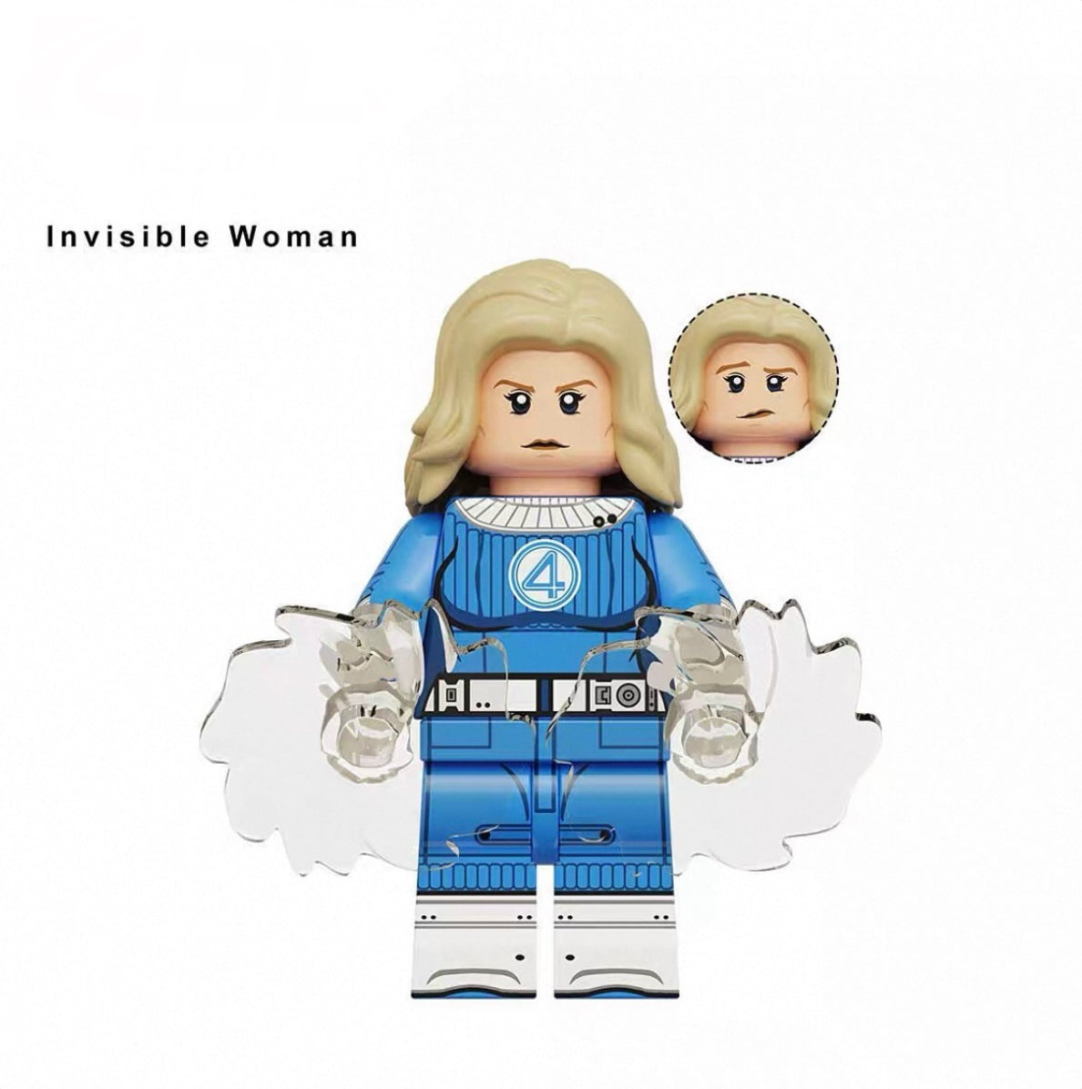 PREVENTE ♥️♥️♥️MINIFIGURE MARVEL UNIVERS:FANTASTIC FOUR INVISIBLE WOMAN ♥️♥️♥️custom Disponibilité fin octobre 2025