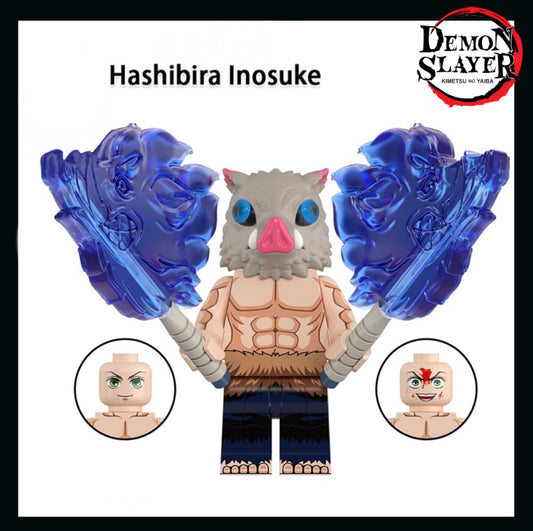 PRÉVENTE♥️♥️♥️MINIFIGURE DÉMON SLAYER UNIVERS: HASHIBIRA INOSUKE ♥️♥️♥️custom Disponibilité Septembre 2025