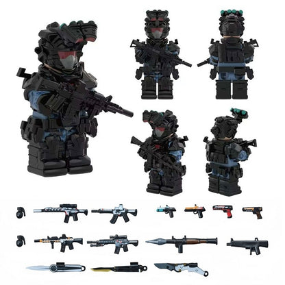 ♥️♥️MINIFIGURE VIDEO GAMES DELTA FORCE UNIVERS: OCÉAN SERPENT ♥️♥️custom