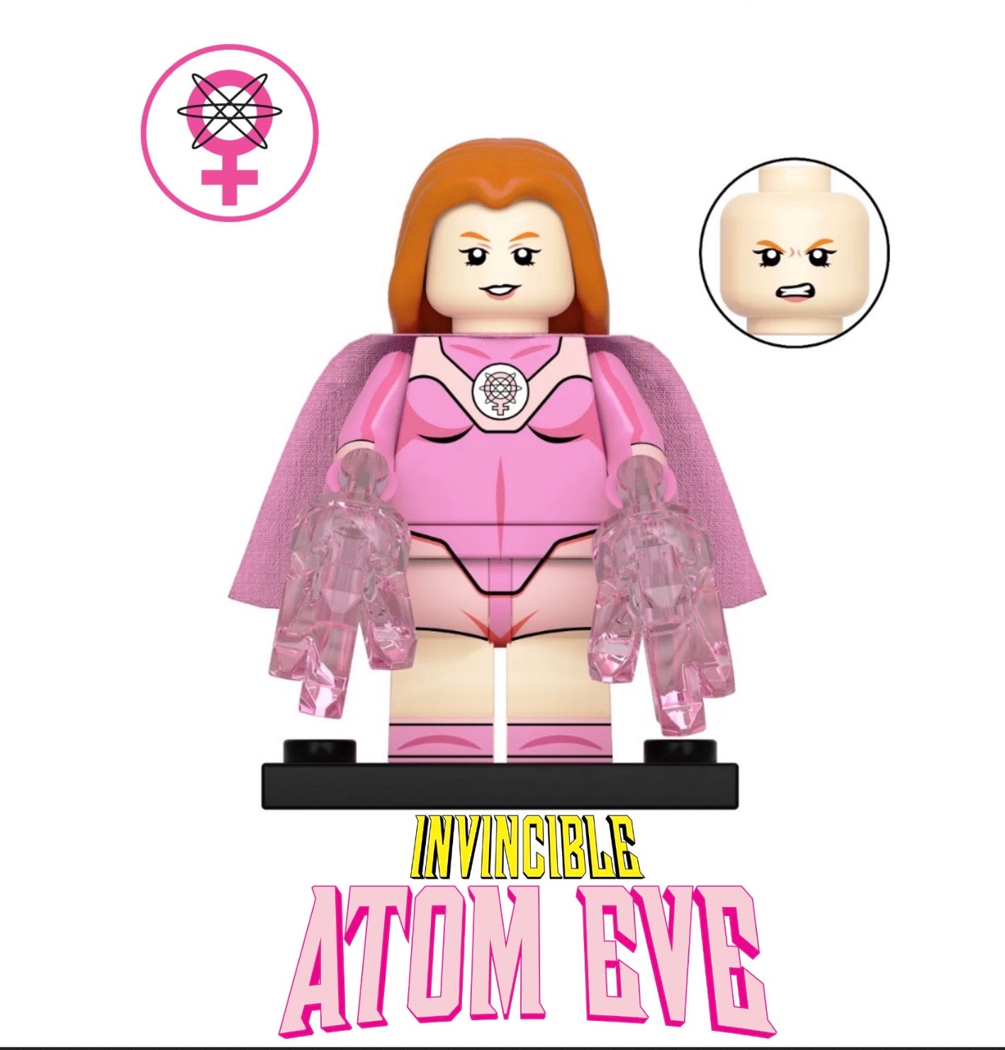 PREVENTE MINIFIGURE INVINCIBLE UNIVERS : ATOM ÈVE custom Disponibilité début juin 2026
