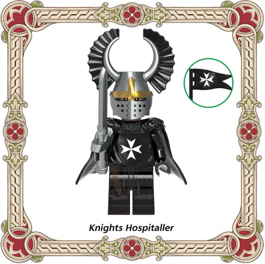 MINIFIGURE MÉDIÉVAL: SÉRIES KNIGHTS HOSPITALIER custom