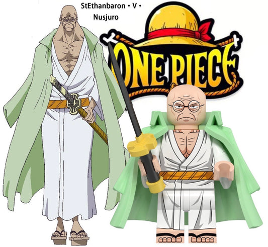 ⭐️⭐️⭐️MINIFIGURE ONE PEACE UNIVERS: StETHANBARON.V.NUSJURO ⭐️⭐️⭐️custom