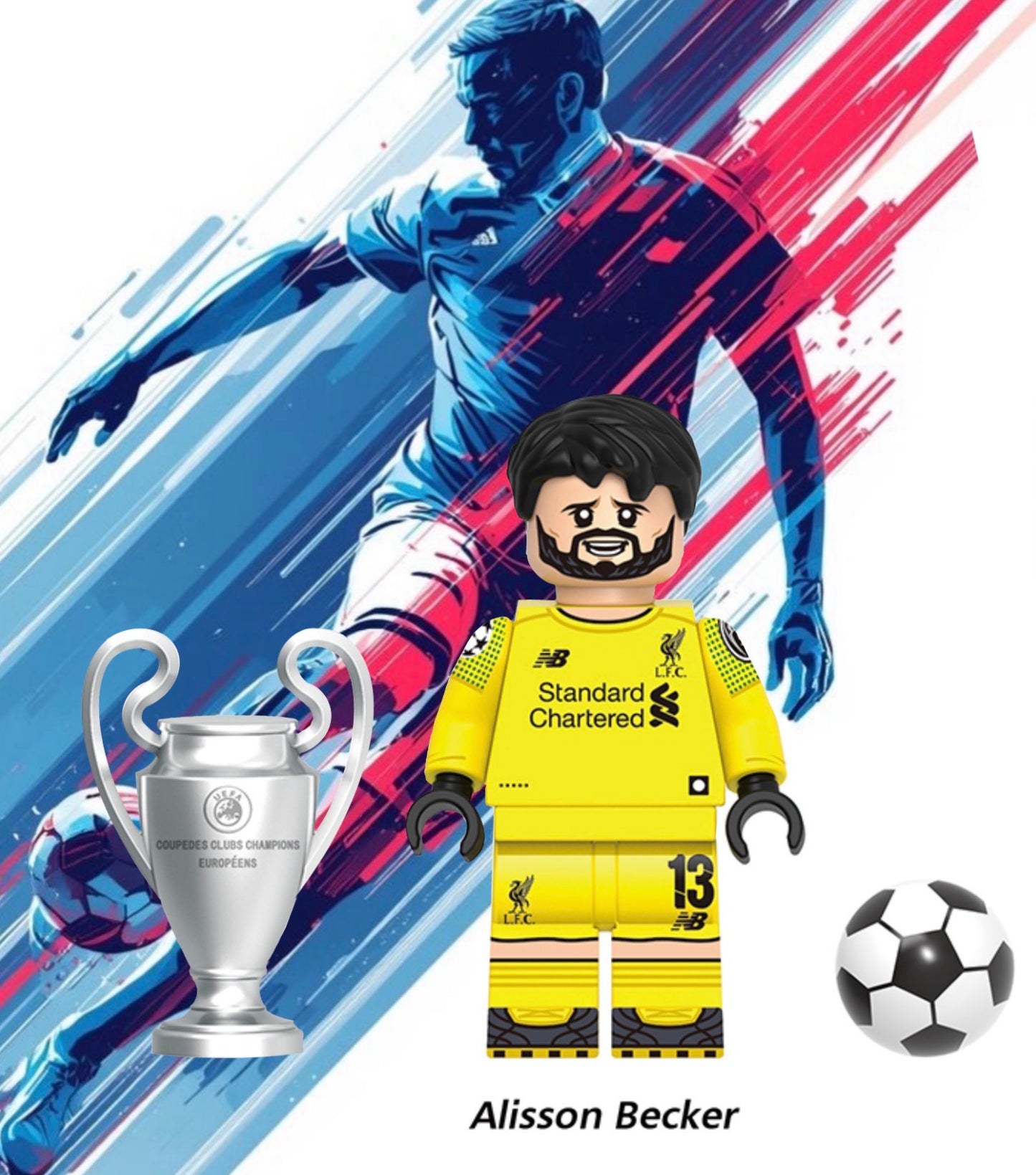 MINIFIGURE FOOTBALL UNIVERS: ALISSON BECKER custom