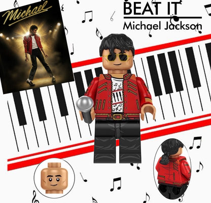 PREVENTE MINIFIGURE MUSIQUE UNIVERS : MICKAEL JACKSON BEAT IT custom Disponibilité juin 2026