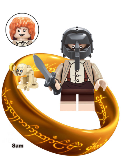 MINIFIGURE LORD OF THE RING/HOBBIT UNIVERS: SAM CUSTOM