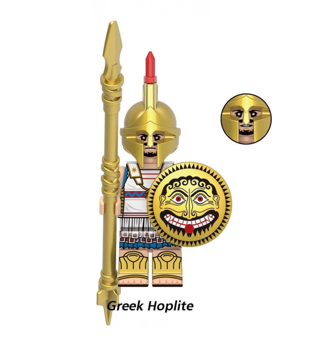 ♥️MINIFIGURE MÉDIÉVALE UNIVERS: GREEK HOPLITE ♥️♥️ Custo