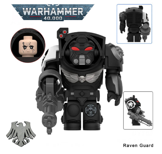 MINIFIGURE WARHAMMER 40K UNIVERS: RAVEN GUARD custom