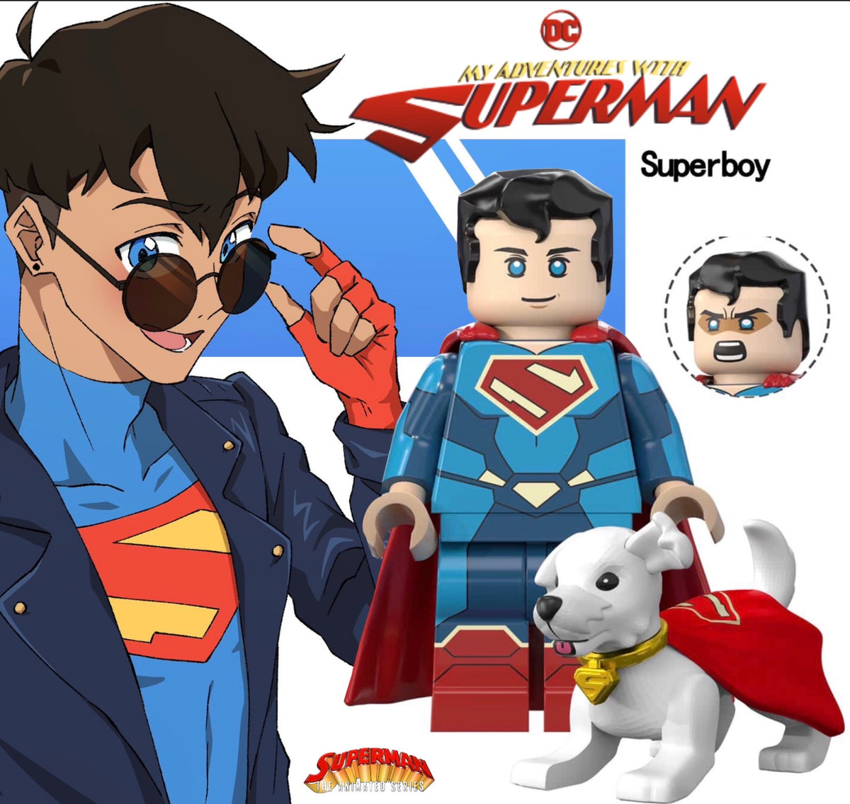 PREVENTE MINIFIGURE DC COMICS UNIVERS: SUPERBOY Custom Disponibilité fin Octobre 2026