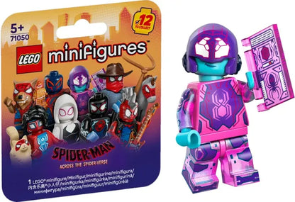 PREVENTE LEGO MINIFIGURE SÉRIES ACROSS THE SPIDER-VERSE : SPIDER-BYTE "Socle+Fascicule inclus " Disponibilité mi-septembre 2025