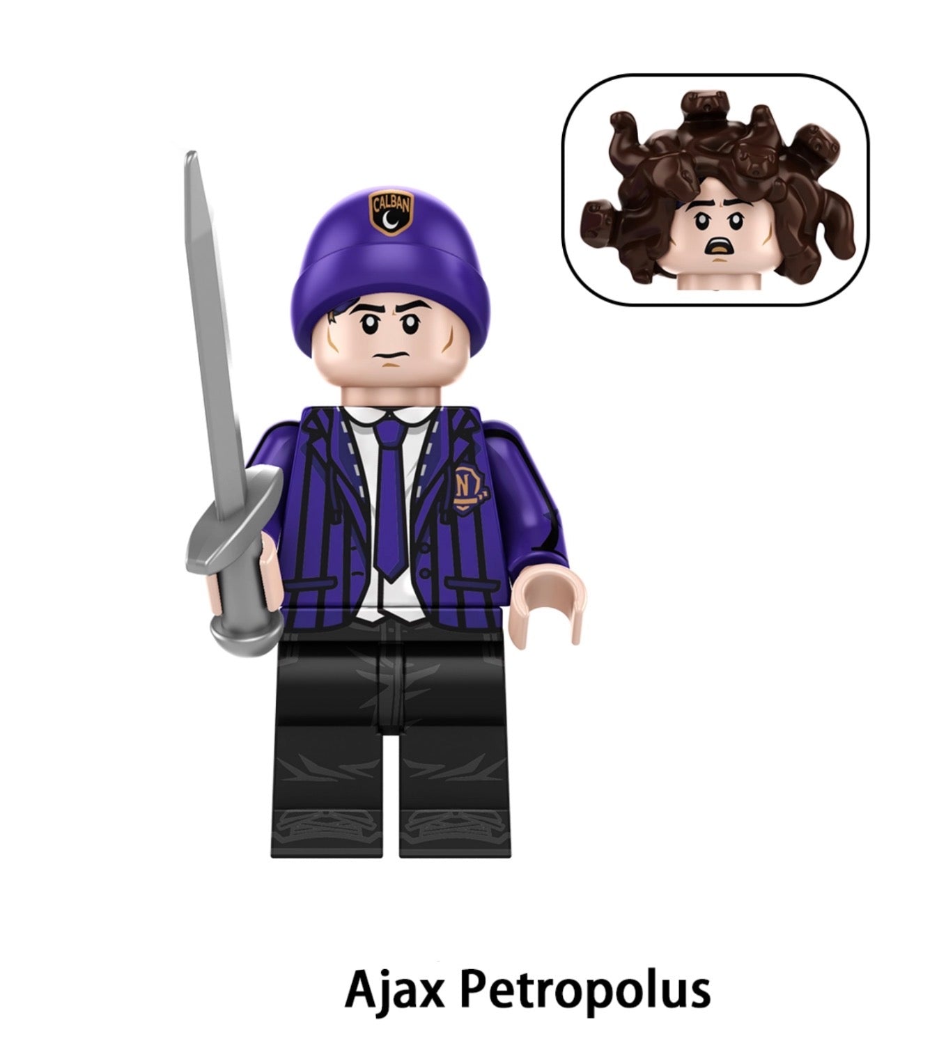 MINIFIGURE WEDNESDAY UNIVERS: AJAX PETROPOLUS Custom