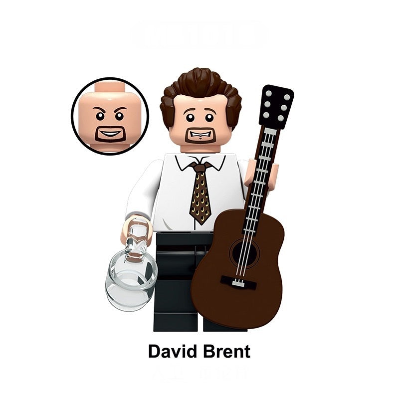 MINIFIGURE THE OFFICE UNIVERS: DAVID BRENT Custom