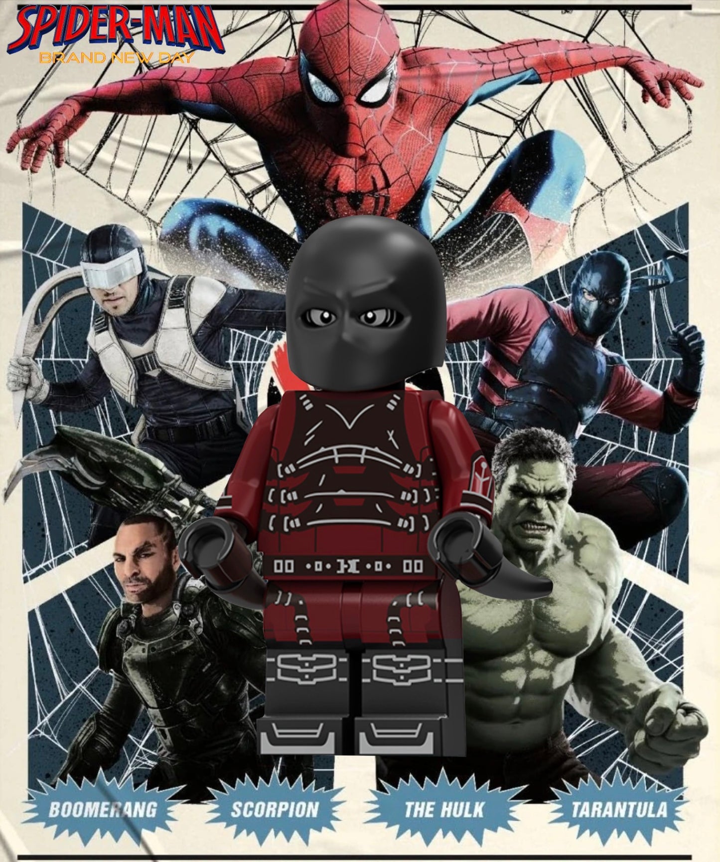 PREVENTE MINIFIGURE MARVEL UNIVERS (SPIDERMAN): TARANTULA Custom Disponibilité mi-septembre 2026