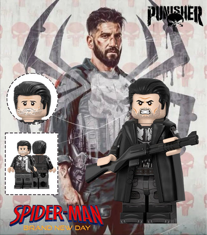 PREVENTE MINIFIGURE MARVEL UNIVERS (SPIDERMAN):THE PUNISHER Custom Disponibilité mi-septembre 2026