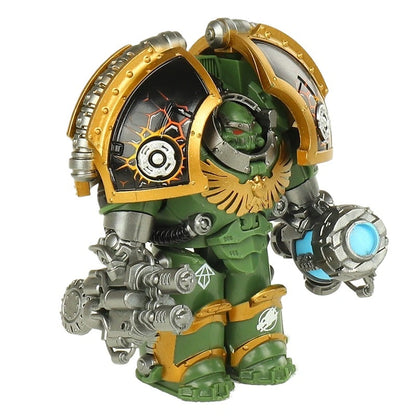 MINIFIGURE WARHAMMER 40K UNIVERS: The Horus Heresy - Legiones Astartes / Saturnine Terminator Squad(8,8cm)custom