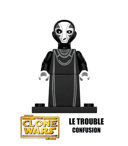 MINIFIGURE STAR WARS UNIVERS:PRÊTRESSE DE LA FORCE (LE TROUBLE) Custom