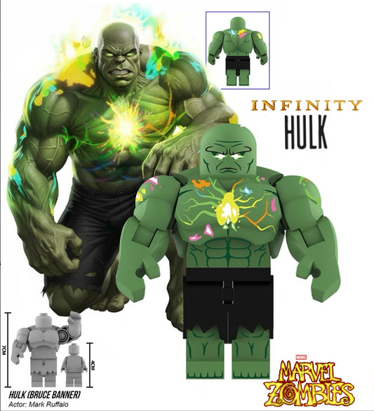 ⭐️ ⭐️ ⭐️ BIG MINIFIGURE MARVEL UNIVERS: HAPPY HULK ⭐️ ⭐️ ⭐️ Custom Disponibilité