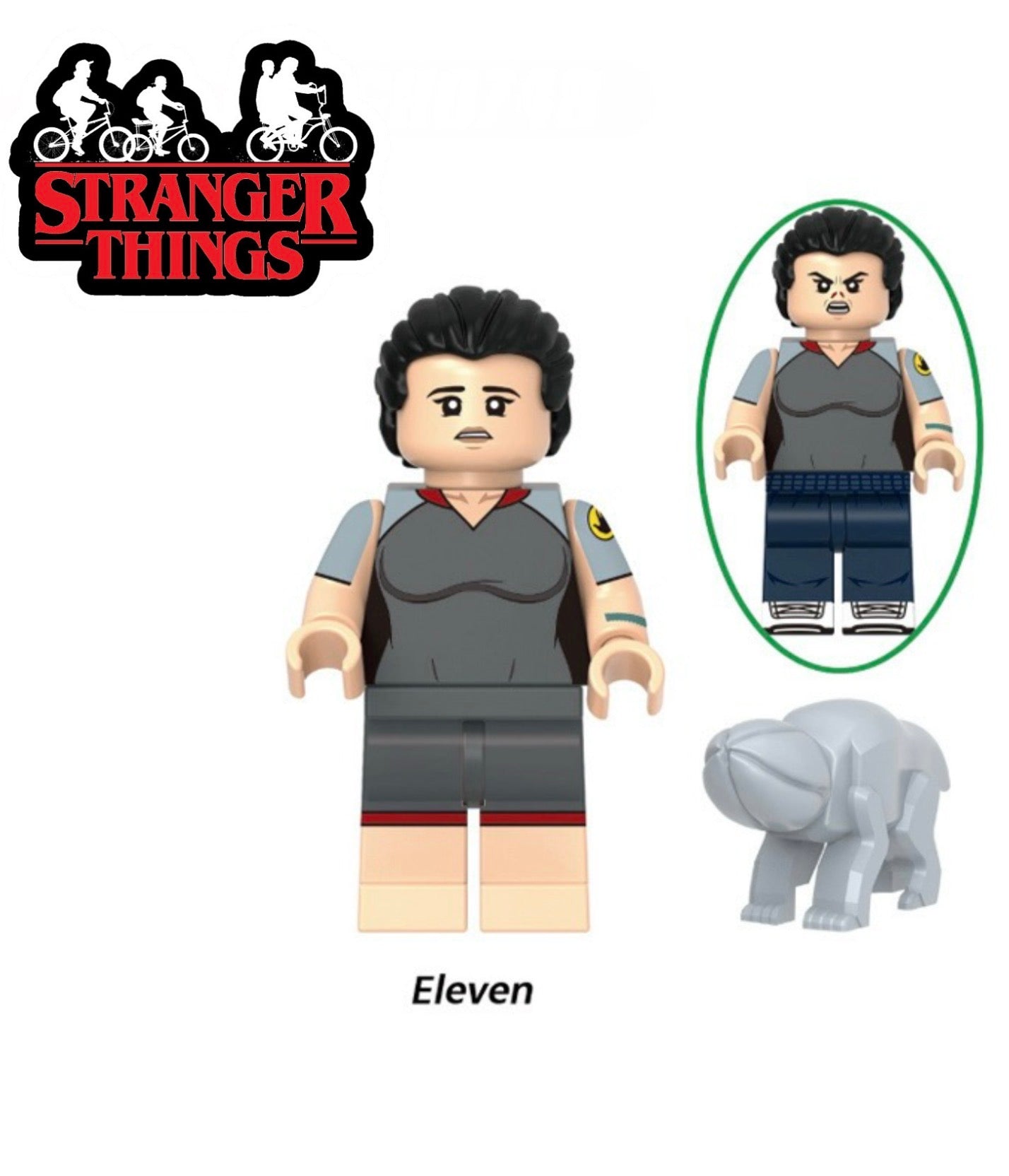 MINIFIGURE STRANGER THINGS UNIVERS: HELEVEN Custom