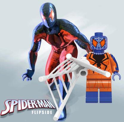 MINIFIGURE MARVEL UNIVERSE (SPIDERMAN): FLIPSIDE SPIDER-MAN Custom