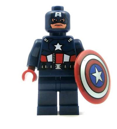 INTROUVABLE MINIFIGURE MARVEL UNIVERS DE 2014: CAPTAIN AMERICA custom ⚠️Derniers articles en stock⚠️