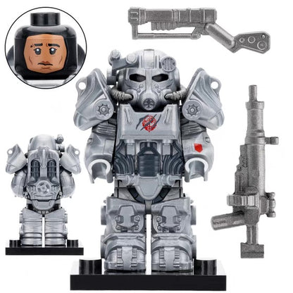 PREVENTE MINIFIGURE FALLOUT UNIVERS: T60 POWER ARMOR CUSTOM Disponibilité fin octobre 2024