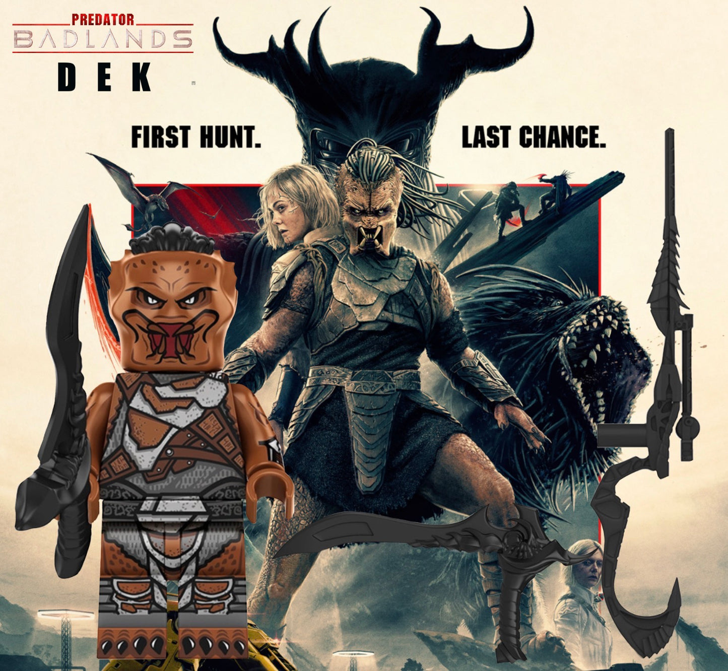 MINIFIGURE PREDATOR BADLAND UNIVERS: DEK Custom