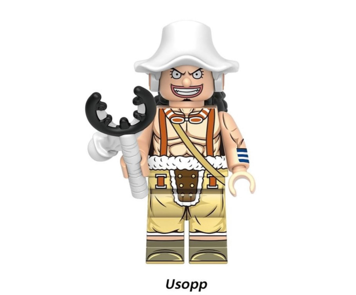 PREVENTE ♥️♥️MINIFIGURE ONE PEACE: USOPP ♥️♥️custom disponibilité fin Octobre 2024