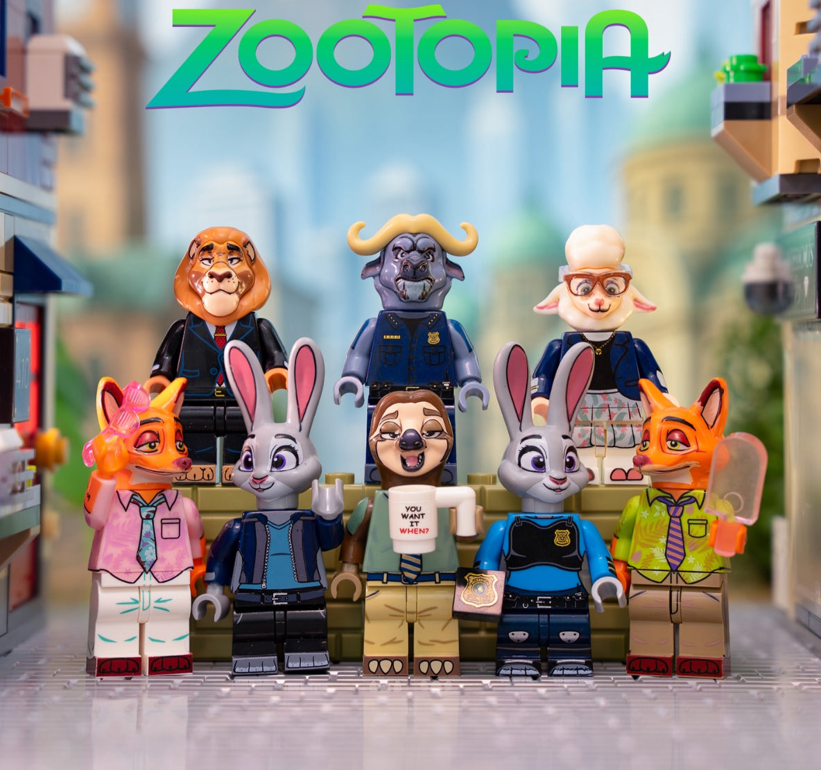 ⭐️ ⭐️ DISNEY MINIFIGURE ZOOTOPIA UNIVERS: NICK ⭐️ ⭐️ custom