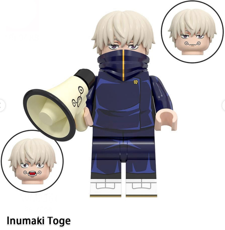 PREVENTE MINIFIGURE JUJUTSU KAISEN UNIVERS: INUMAKI TOGE custom Disponibilité fin octobre 2024