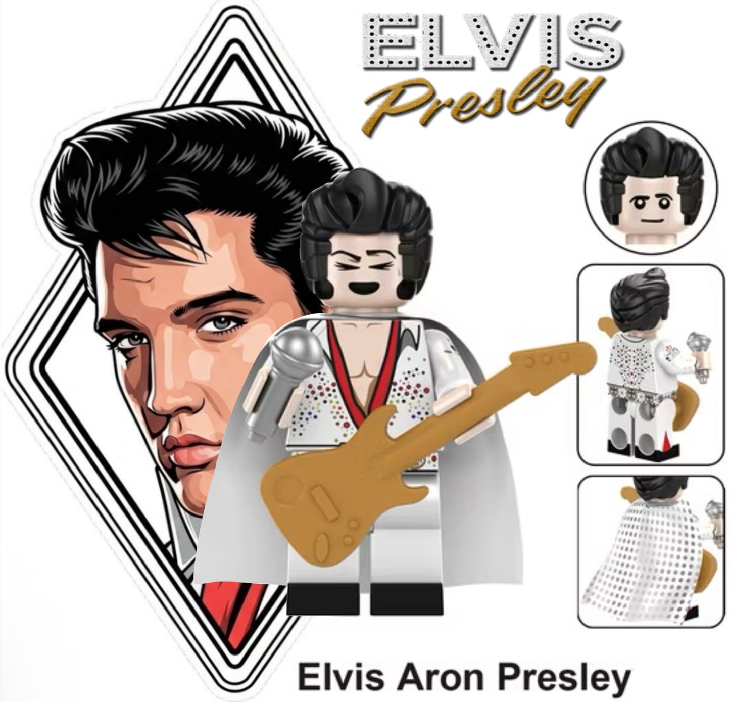 MINIFIGURE LEGEND UNIVERS: ELVIS PRESLEY custom