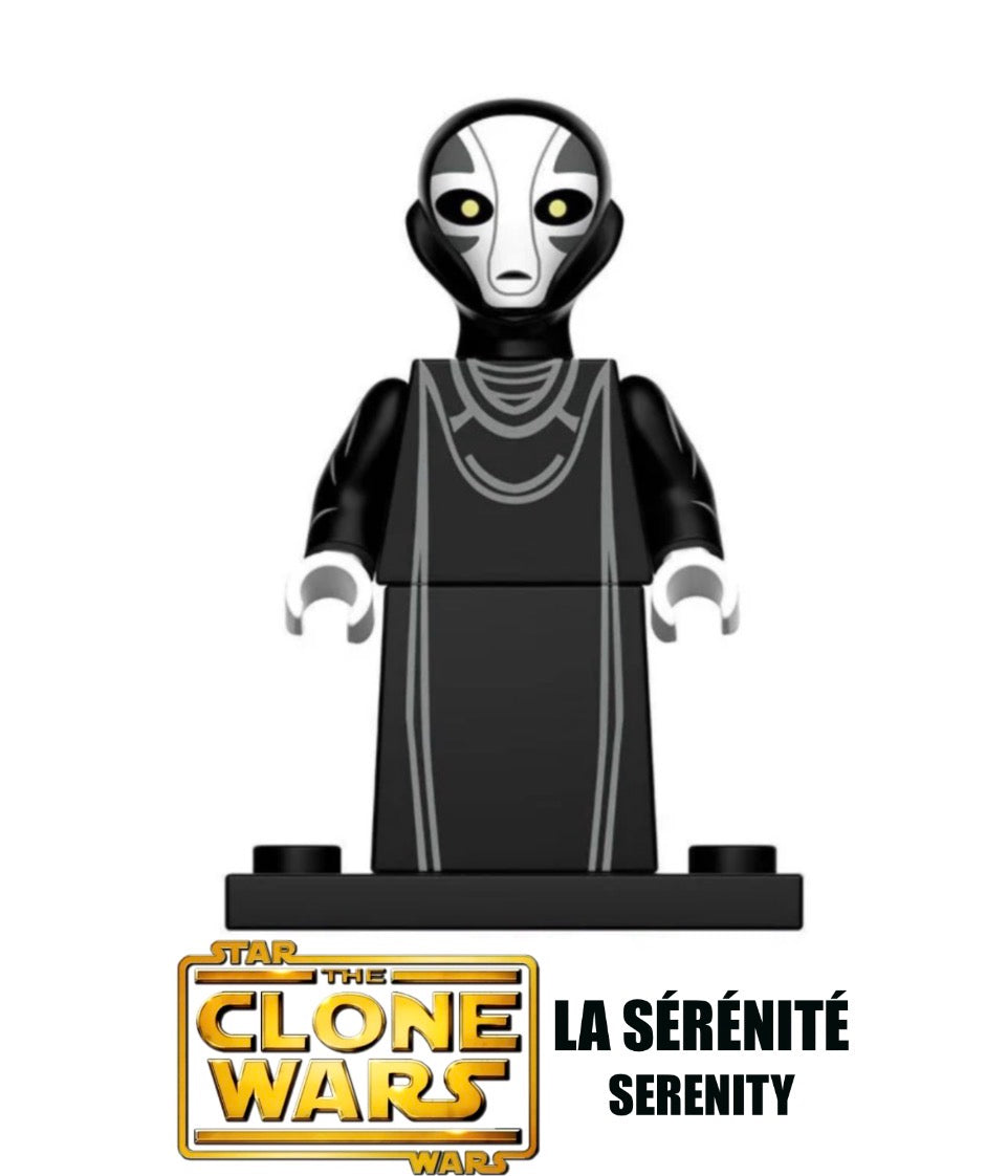MINIFIGURE STAR WARS UNIVERS:PRÊTRESSE DE LA FORCE (LA SÉRÉNITÉ) Custom