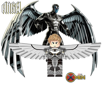 MINIFIGURE MARVEL UNIVERS DE 2016: ANGEL custom ⚠️RARE⚠️Dernière pièce