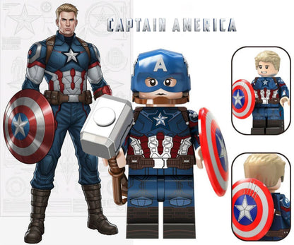 MINIFIGURE MARVEL UNIVERS: CAPTAIN AMERICA custom