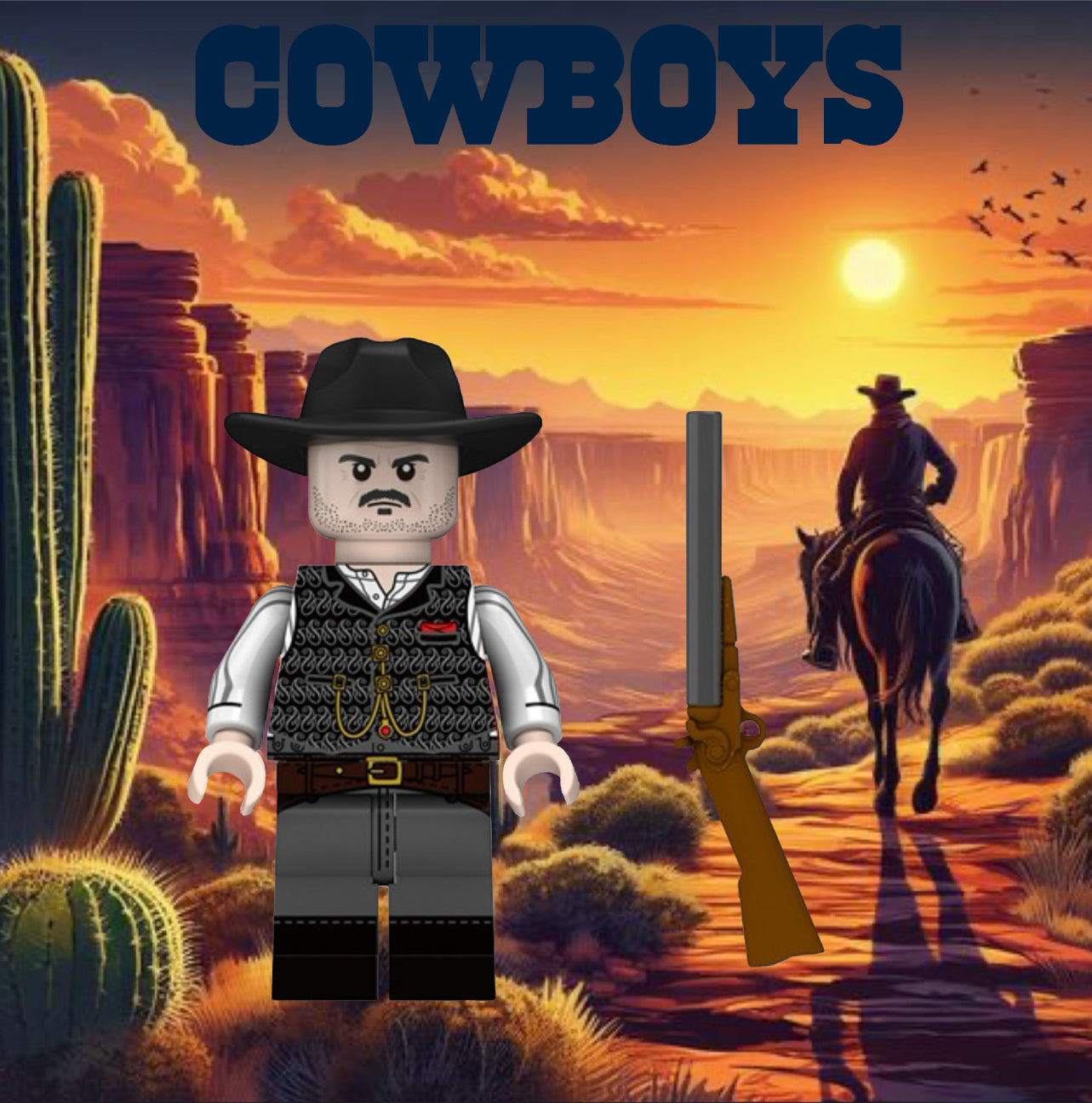 ⭐️⭐️⭐️MINIFIGURE RED DEAD REDEMPTION UNIVERS: Dutch van der Linde custom