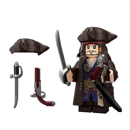 SUPERBE⭐️⭐️⭐️MINIFIGURE DISNEY UNIVERS EDITION LIMITÉE : JACK SPARROW (Version B)⭐️⭐️⭐️custom