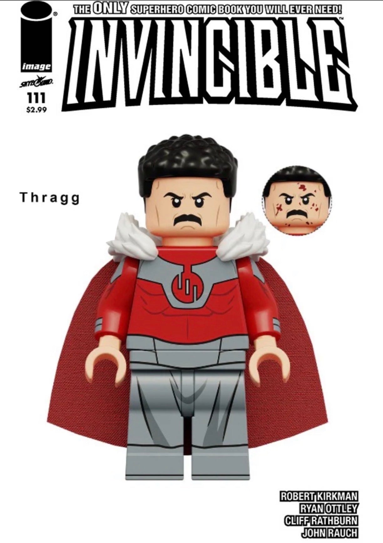 PREVENTE MINIFIGURE INVINCIBLE UNIVERS : THRAGG custom Disponibilité fin juillet 2026