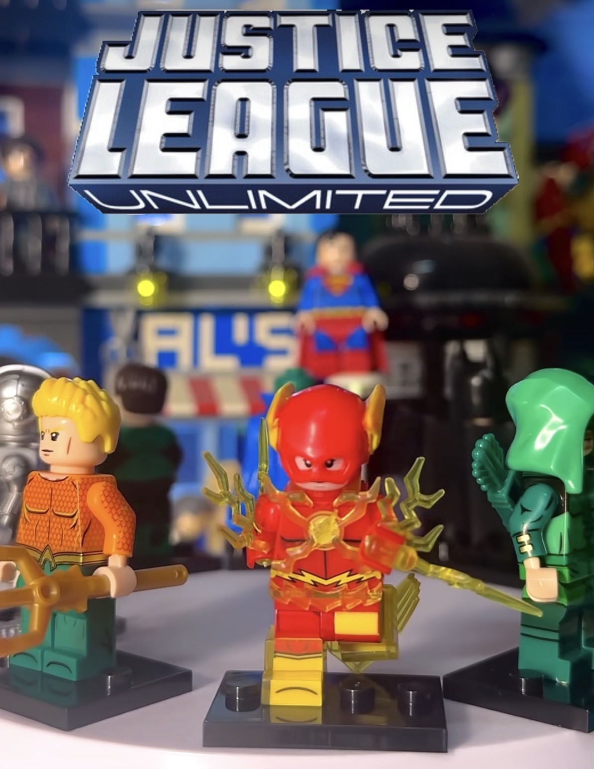 MINIFIGURE DC UNIVERS : THE FLASH COMICS custom