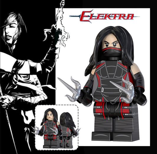 MINIFIGURE MARVEL UNIVERS: ELECTRA Custom