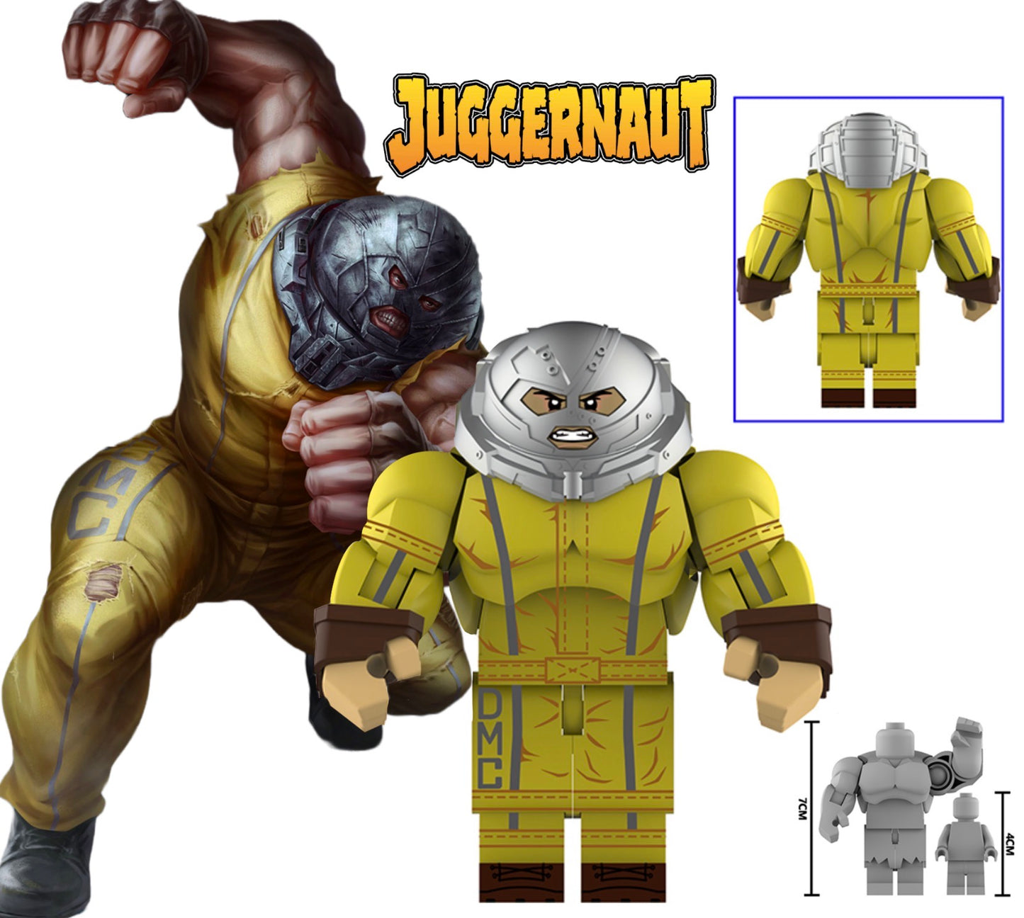 ⭐️ ⭐️ ⭐️ BIG MINIFIGURE MARVEL UNIVERS: JUGGERNAUT ⭐️ ⭐️ ⭐️ Custom Disponibilité fin août 2026
