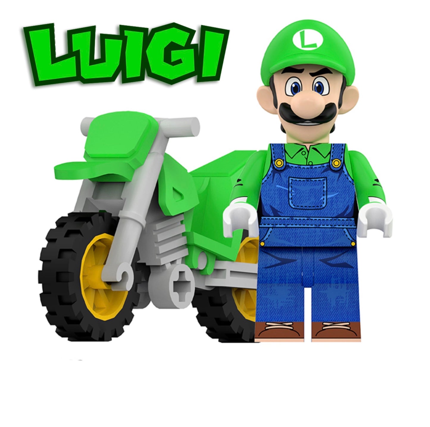 PREVENTE MINIFIGURE SUPER MARIO UNIVERS: LUIGI AVEC MOTO custom Disponibilité fin août 2026