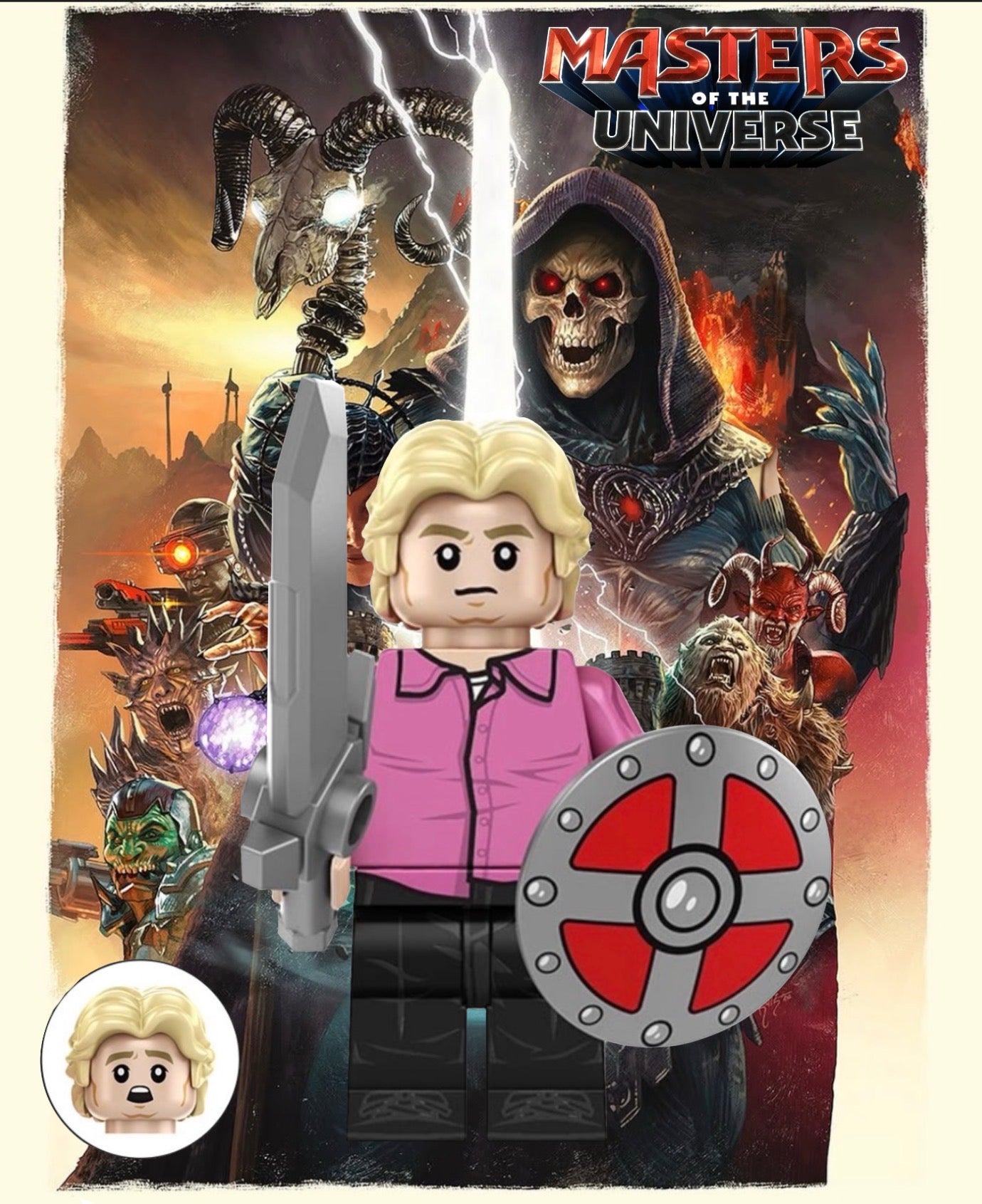 PREVENTE MINIFIGURE MASTERS OF THE UNIVERSE: HE-MAN Custom Disponibilité juillet 2026